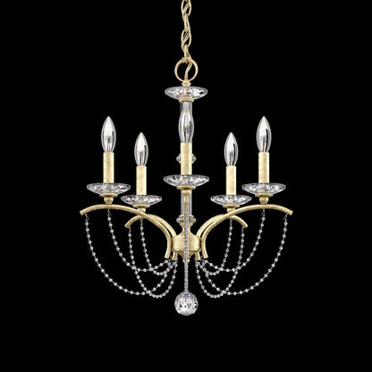 Priscilla Crystal Candlestick Chandelier 18"