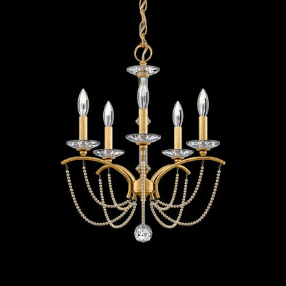 Priscilla Crystal Candlestick Chandelier 18"