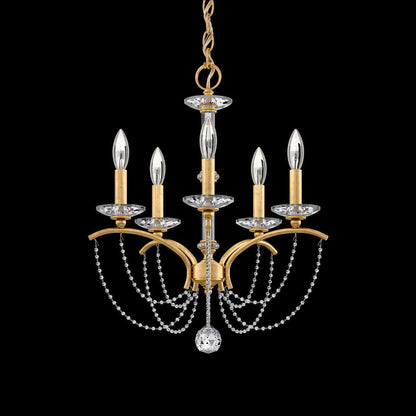 Priscilla Crystal Candlestick Chandelier 18"