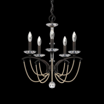Priscilla Crystal Candlestick Chandelier 18"