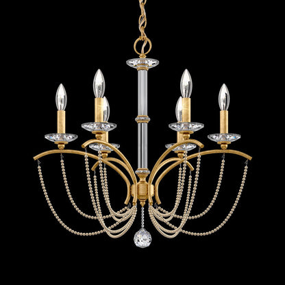 Priscilla Crystal Candlestick Chandelier 23"