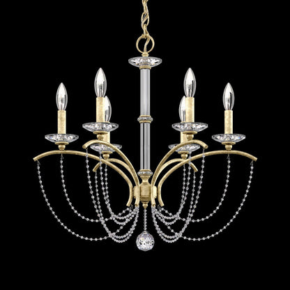 Priscilla Crystal Candlestick Chandelier 23"