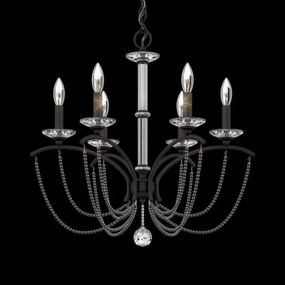 Priscilla Crystal Candlestick Chandelier 23"