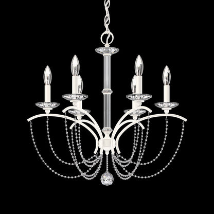 Priscilla Crystal Candlestick Chandelier 23"