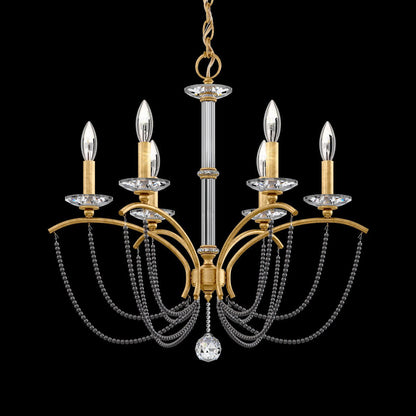 Priscilla Crystal Candlestick Chandelier 23"
