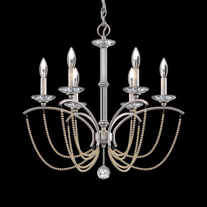 Priscilla Crystal Candlestick Chandelier 23"