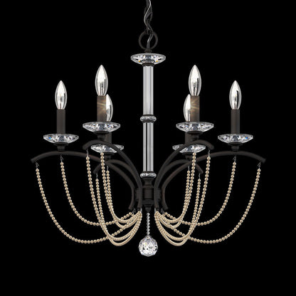 Priscilla Crystal Candlestick Chandelier 23"