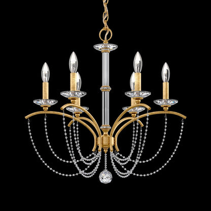 Priscilla Crystal Candlestick Chandelier 23"