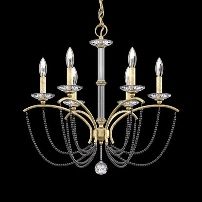 Priscilla Crystal Candlestick Chandelier 23"