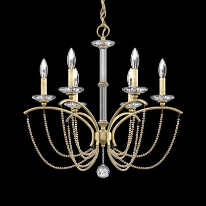Priscilla Crystal Candlestick Chandelier 23"