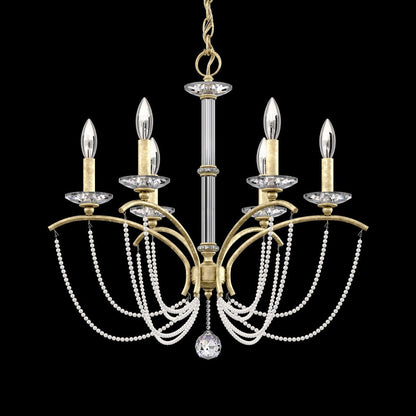 Priscilla Crystal Candlestick Chandelier 23"