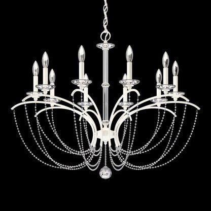 Priscilla Crystal Candlestick Chandelier 36"