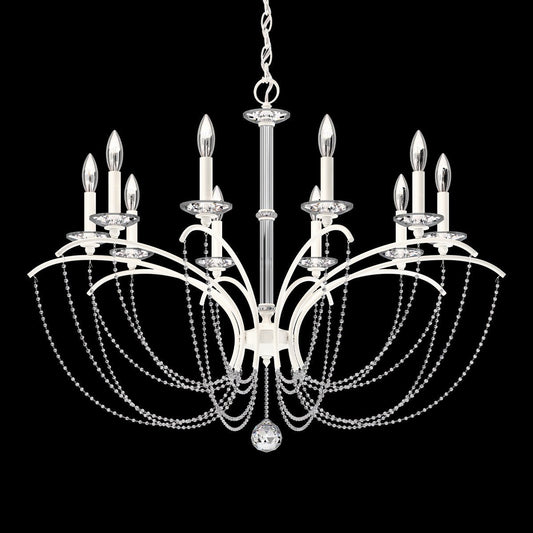 Priscilla Crystal Candlestick Chandelier 36"