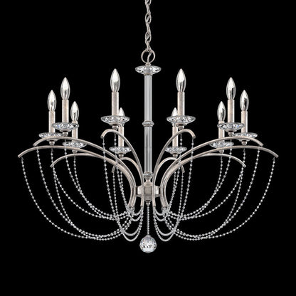 Priscilla Crystal Candlestick Chandelier 36"