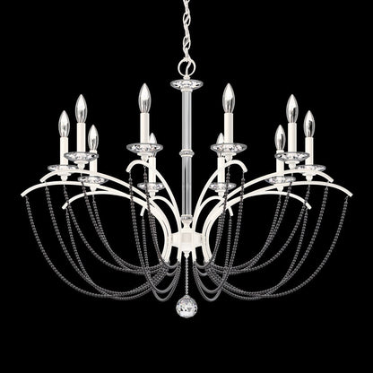 Priscilla Crystal Candlestick Chandelier 36"