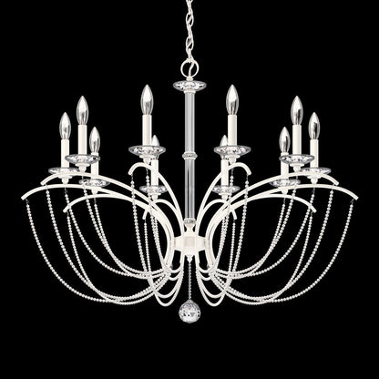 Priscilla Crystal Candlestick Chandelier 36"