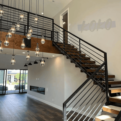 Raindrop Glass Linear Chandelier 72"-Nobipets