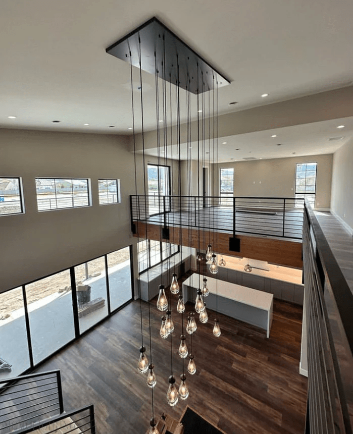 Raindrop Glass Linear Chandelier 72"-Nobipets