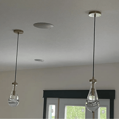 Raindrop Modern Pendant Glass Pendant Light For Kitchen Island Bedroom