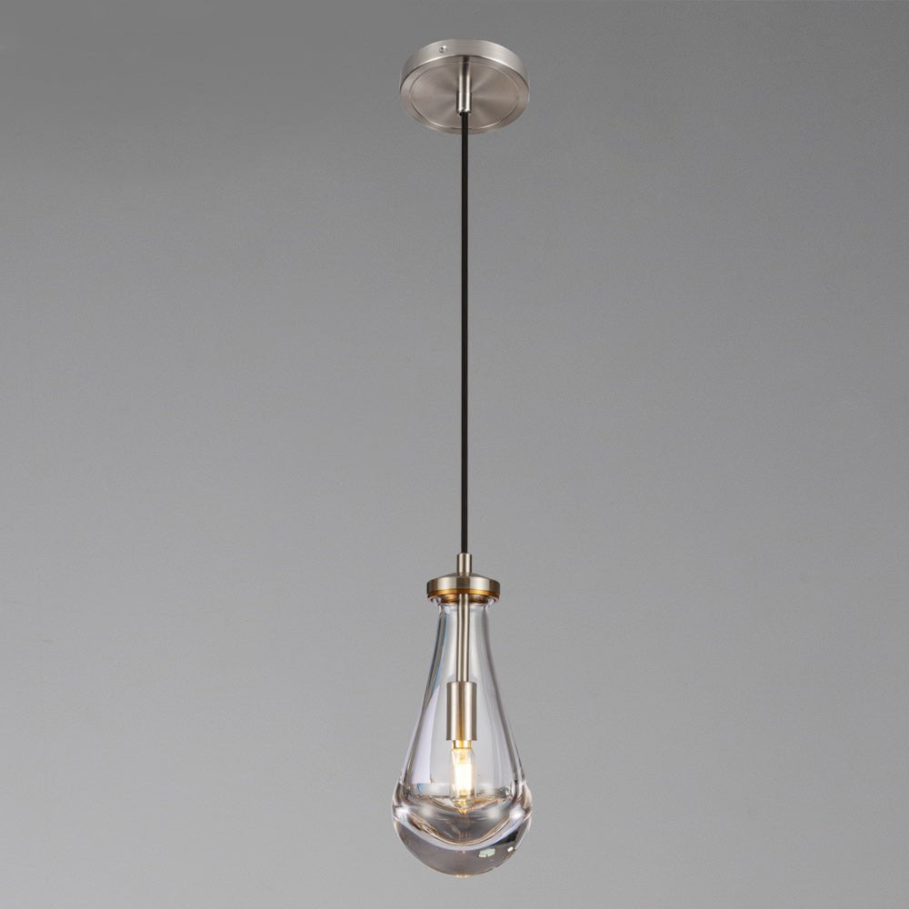 Raindrop Modern Pendant Glass Pendant Light For Kitchen Island Bedroom