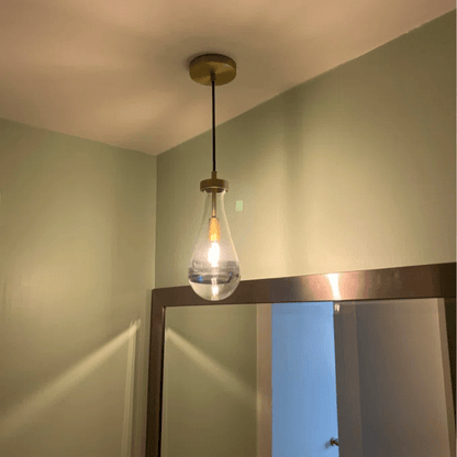 Raindrop Modern Pendant Glass Pendant Light For Kitchen Island Bedroom