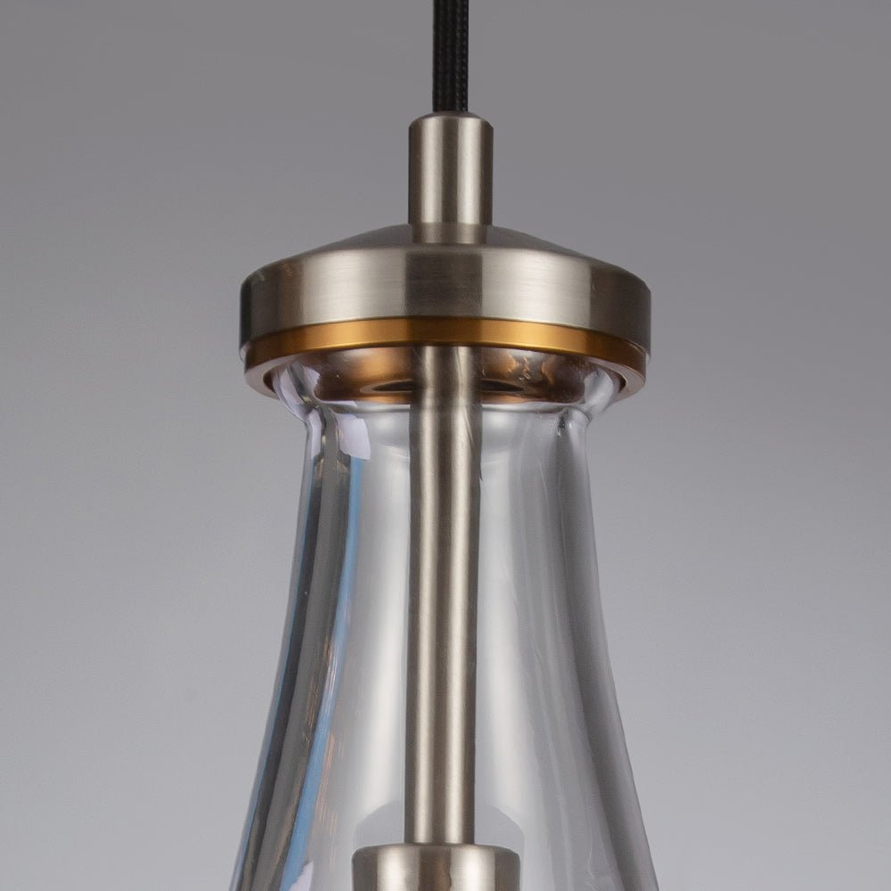 Raindrop Modern Pendant Glass Pendant Light For Kitchen Island Bedroom