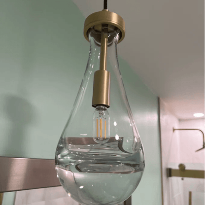 Raindrop Modern Pendant Glass Pendant Light For Kitchen Island Bedroom