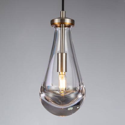 Raindrop Modern Pendant Glass Pendant Light For Kitchen Island Bedroom