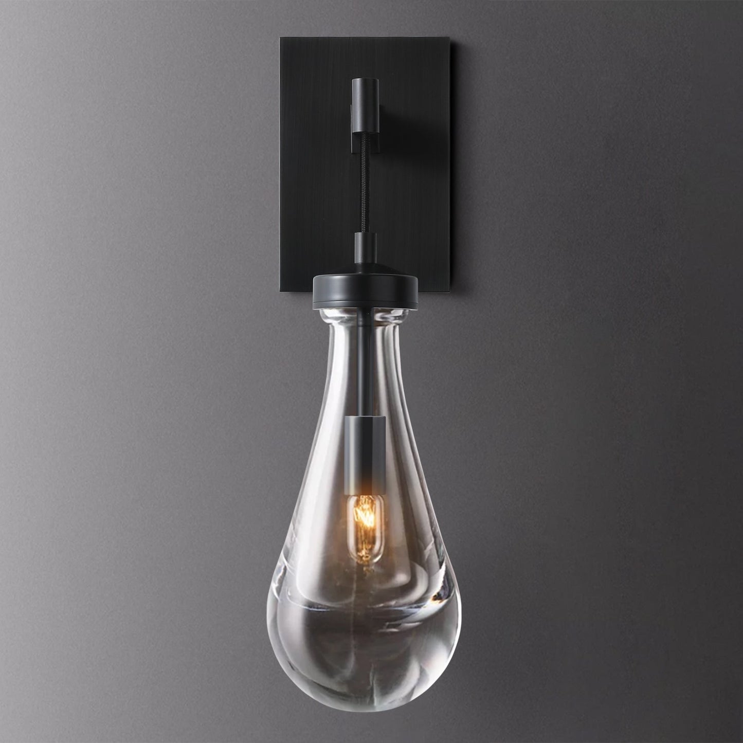 Raindrop Sconce Glass Wall Light
