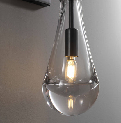 Raindrop Sconce Glass Wall Light