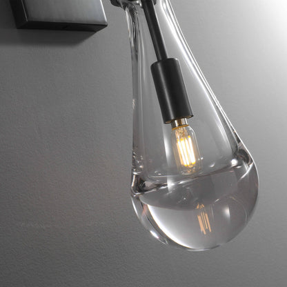 Raindrop Sconce Glass Wall Light
