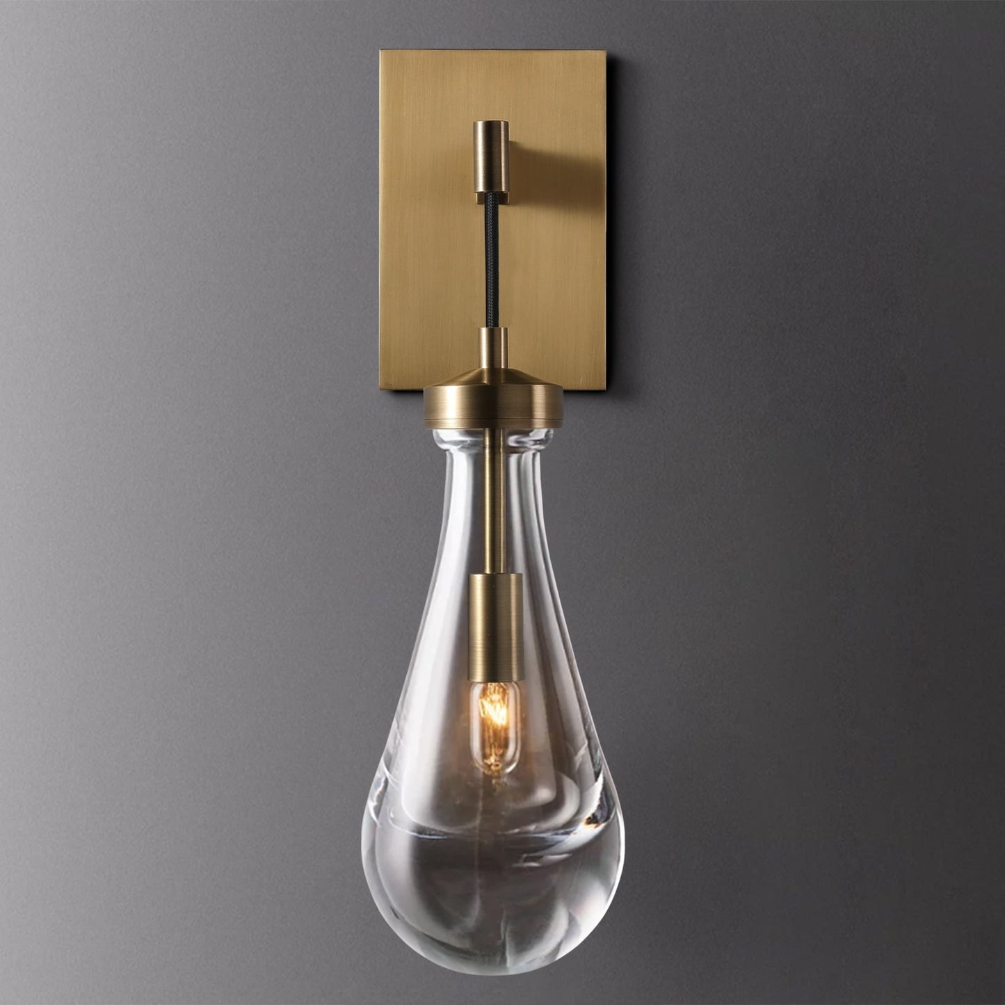 Raindrop Sconce Glass Wall Light
