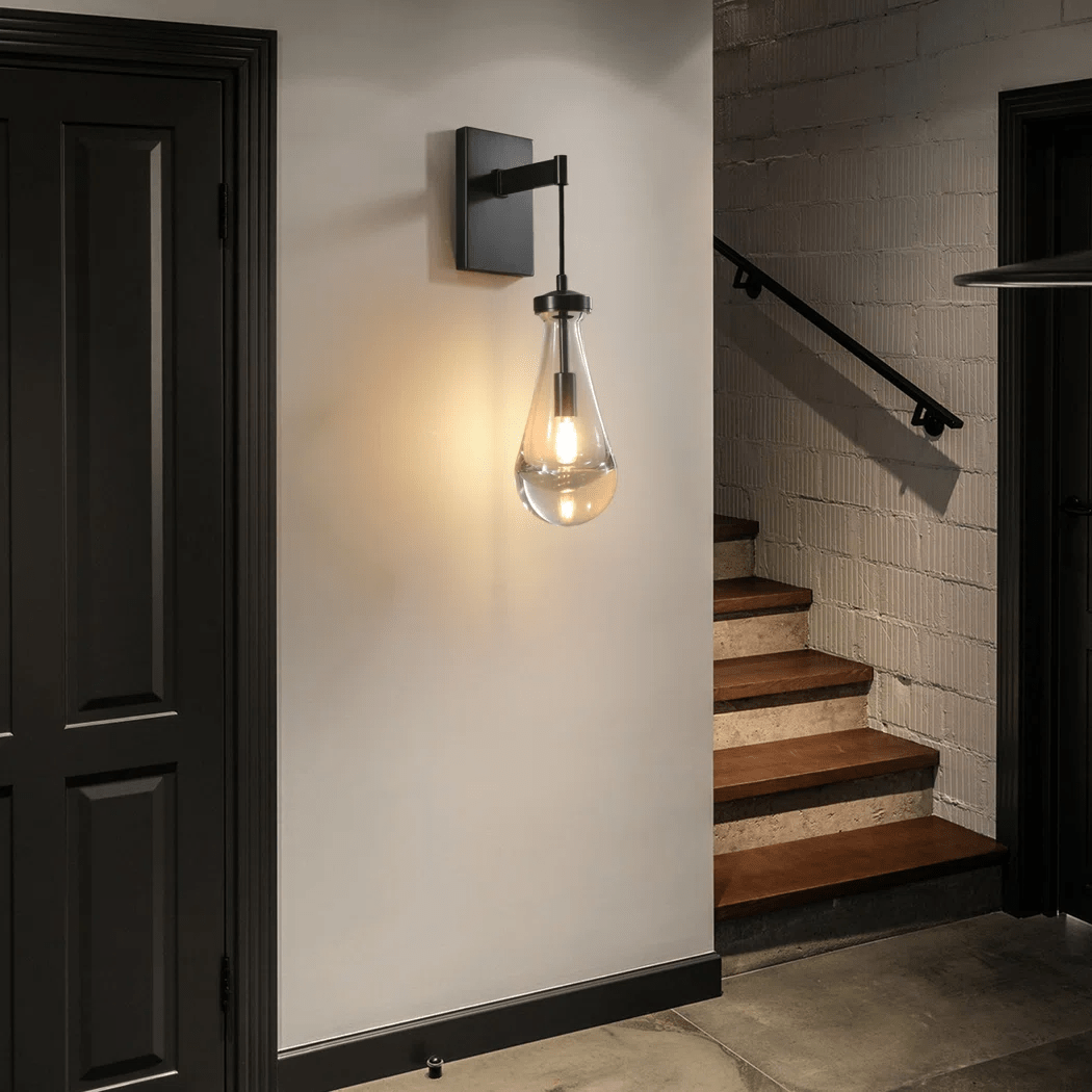 Raindrop Sconce Glass Wall Light