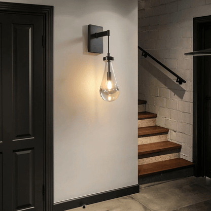 Raindrop Sconce Glass Wall Light