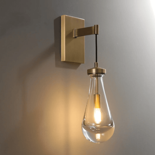 Raindrop Sconce Glass Wall Light