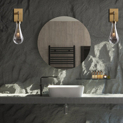 Raindrop Sconce Glass Wall Light