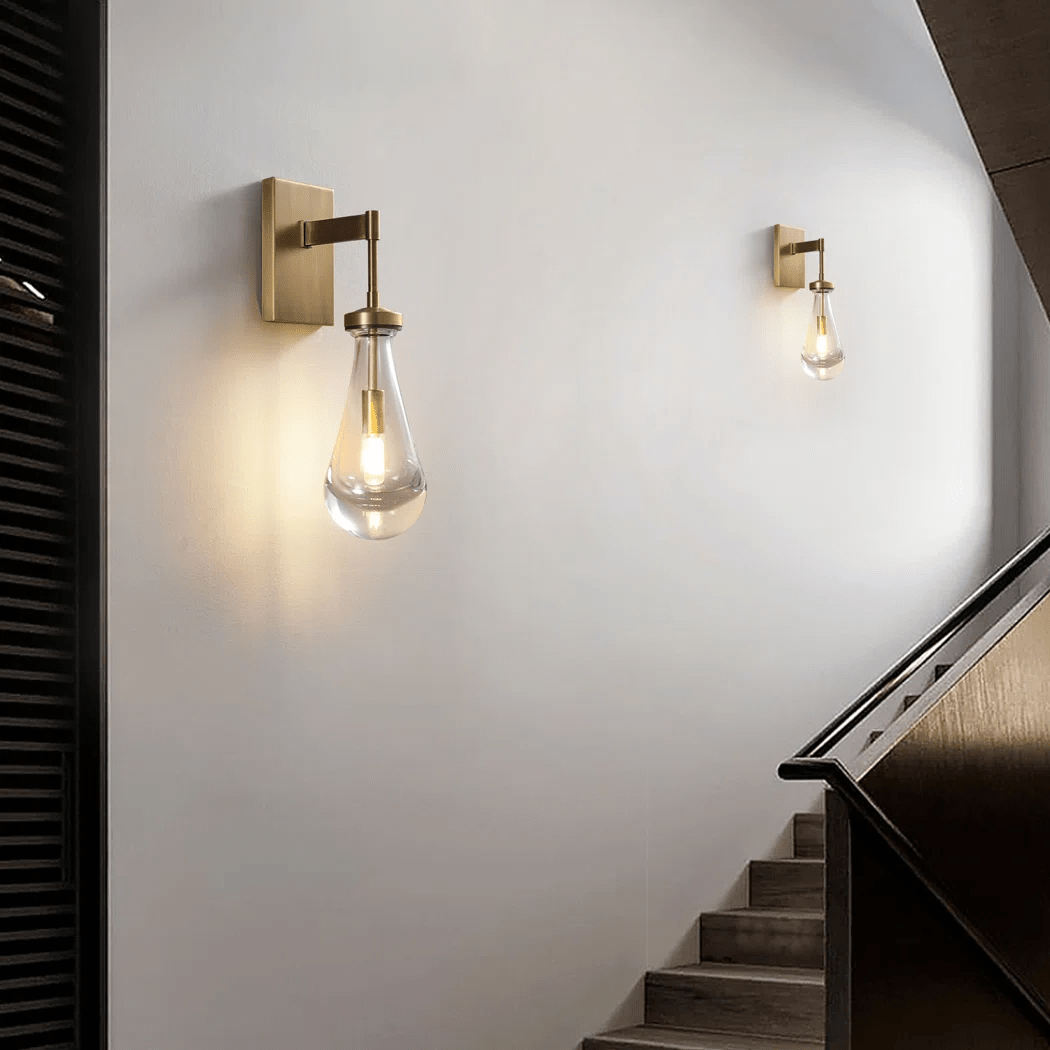 Raindrop Sconce Glass Wall Light