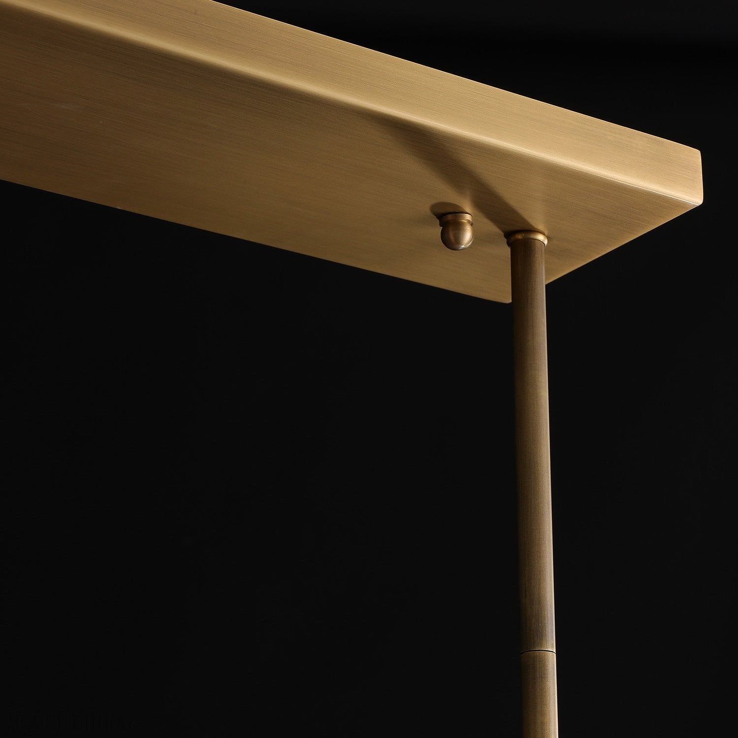 Ravelle Glass Linear Chandelier 59"-Nobipets