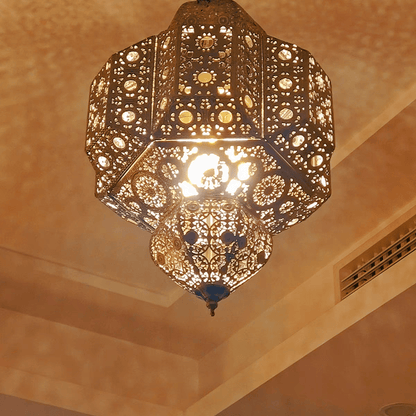 Retro Decorative Design Iron Pendant Light Fixture Chandelier for Dining Room/Living Room/Bedroom/Restaurant/Cafe-Nobipets