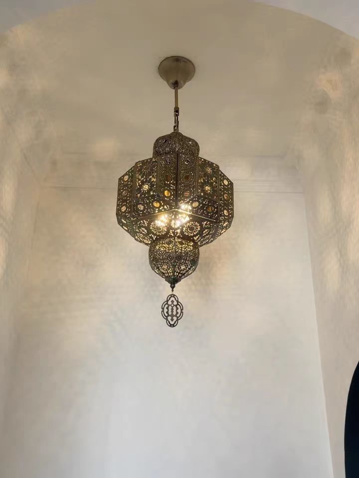 Retro Decorative Design Iron Pendant Light Fixture Chandelier for Dining Room/Living Room/Bedroom/Restaurant/Cafe-Nobipets