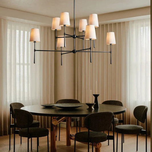 Rhodes 2-Tier Round Chandelier-Nobipets
