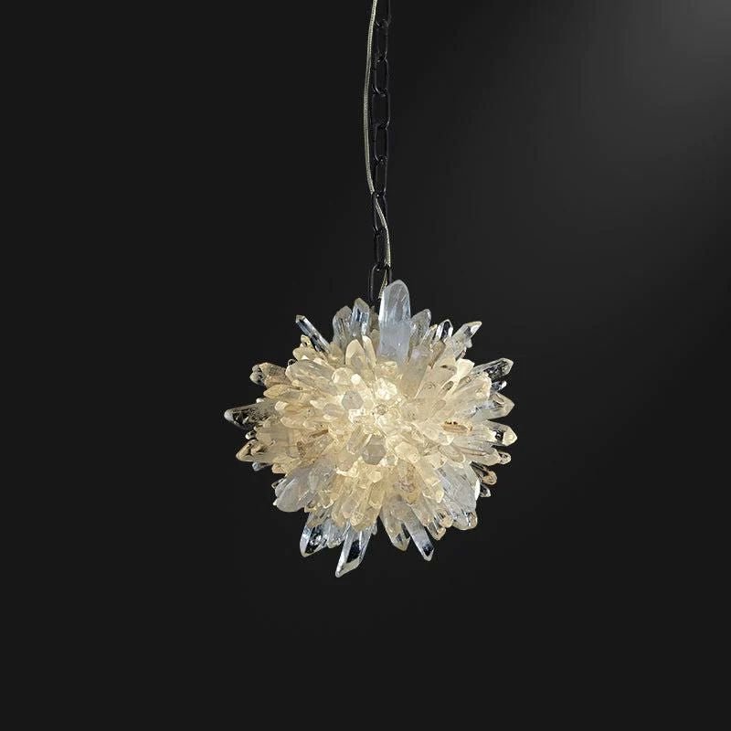 Rose Rock Crystal Creative Pendant Island Chandelier-Nobipets