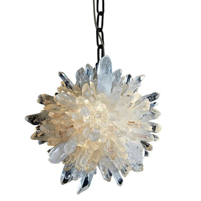 Rose Rock Crystal Creative Pendant Island Chandelier-Nobipets