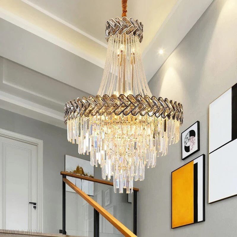 Royal Orchid Foyer & Staircase Chandelier-Nobipets