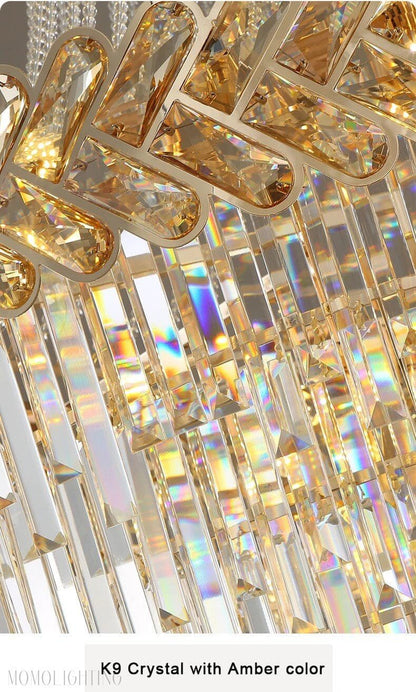 Royal Orchid Foyer & Staircase Chandelier-Nobipets