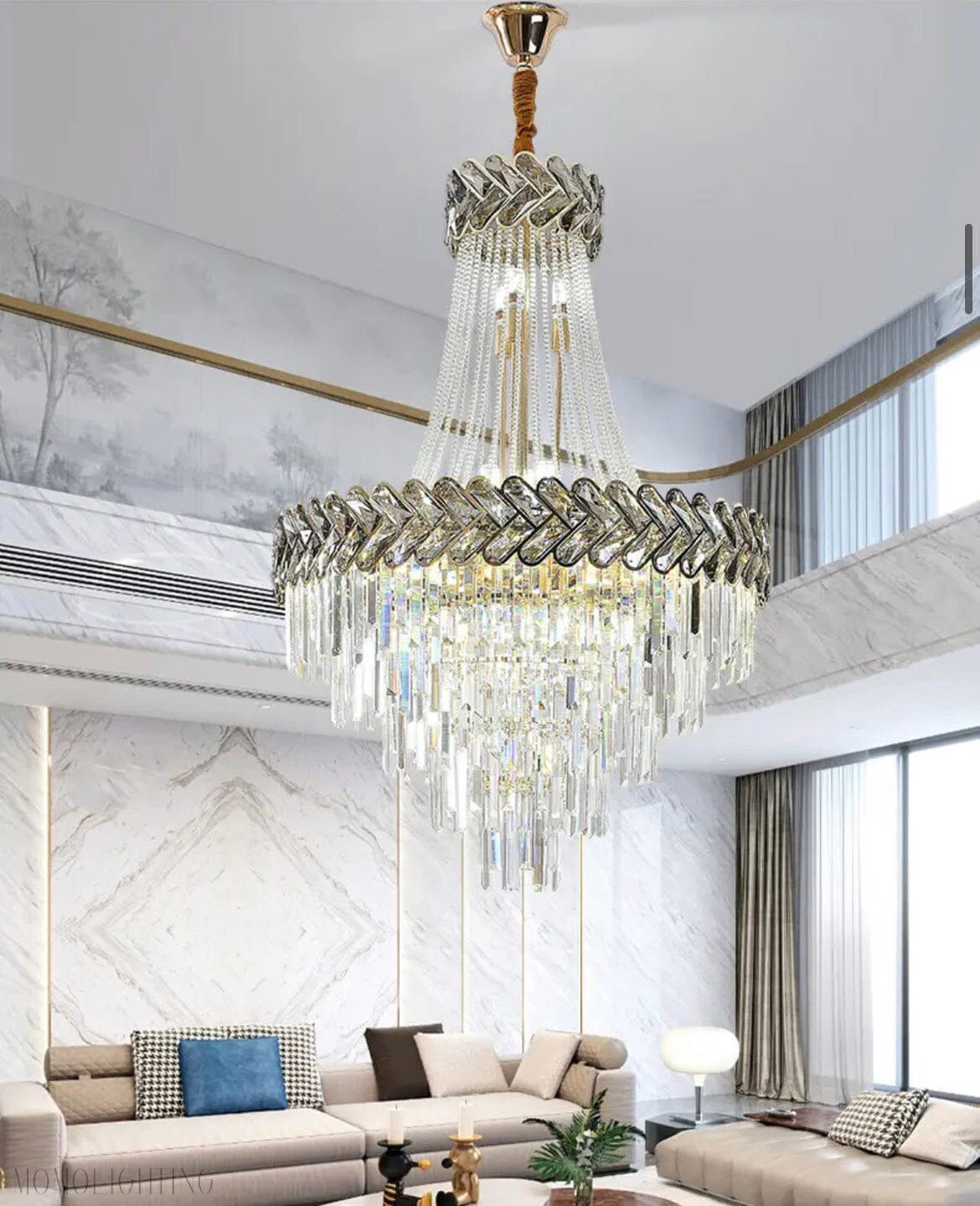 Royal Orchid Foyer & Staircase Chandelier-Nobipets