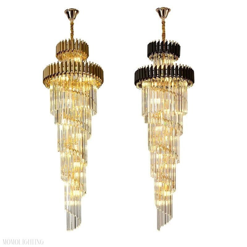 Safa Spiral Foyer & Staircase Chandelier-Nobipets