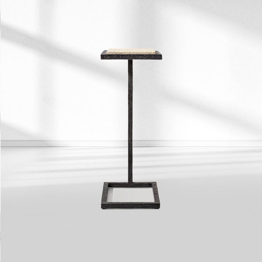 SalVerve Stone Rectangular C Table