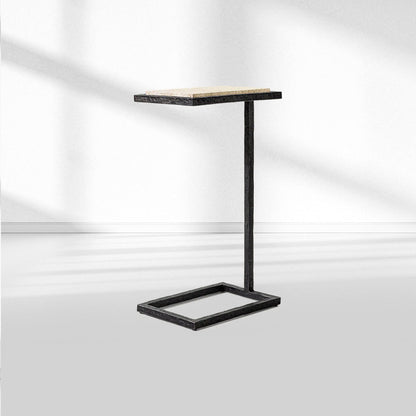 SalVerve Stone Rectangular C Table