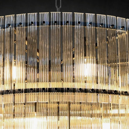 San Marco 2-Tier Glass Round Chandelier 22" 37" 48" 60"